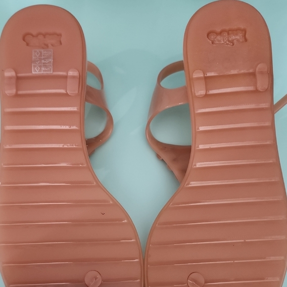 Coach Jelly T-strap Sandals - Pink Tea Rose - Picture 6 of 7